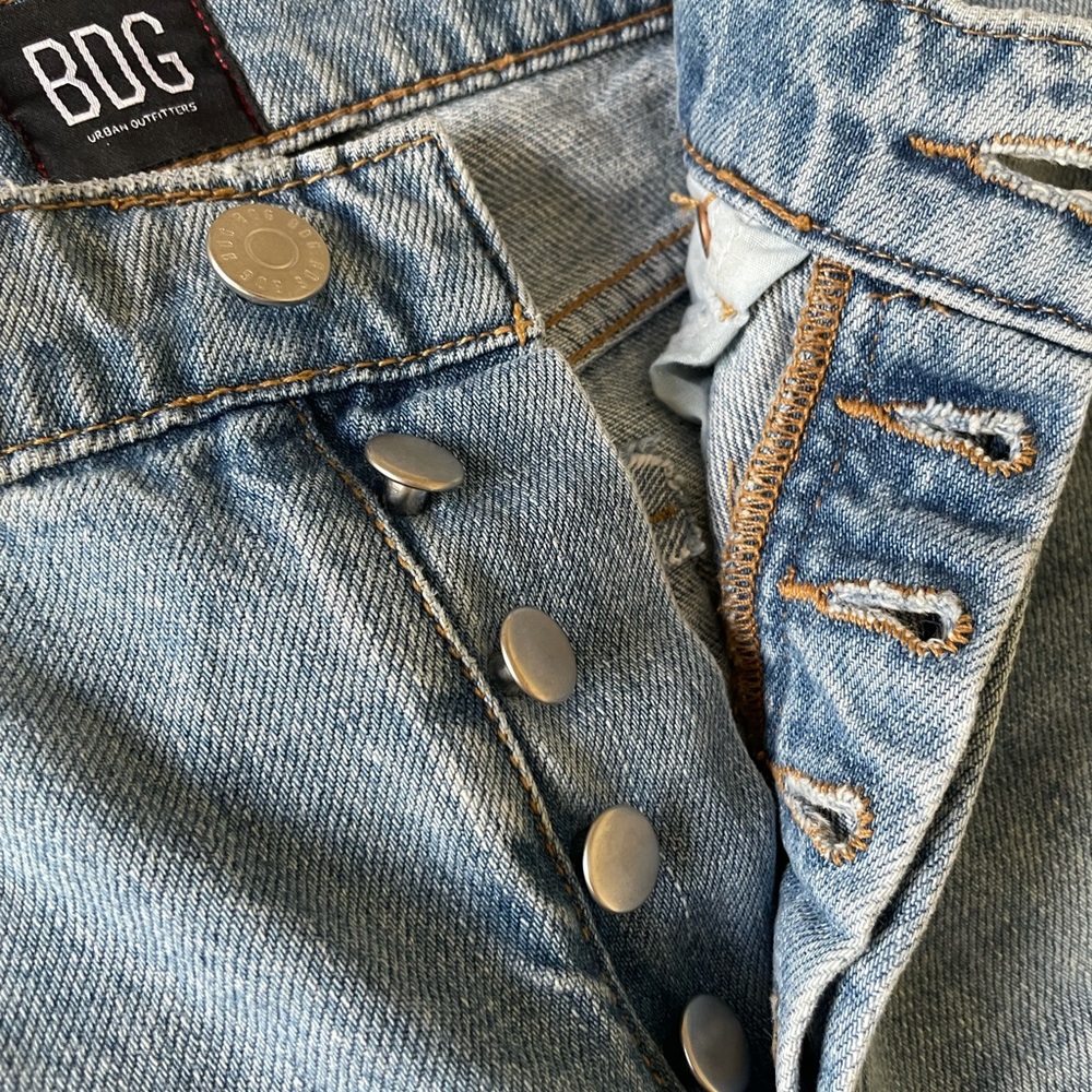 BDG jeans slim straight high rise mom jeans sz 26